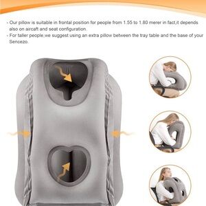 Inflatable Travel Pillow with Arm Rest